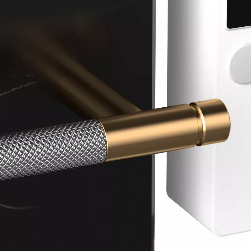 Grafeenin älykäs lasi valkoinen pyyheteline