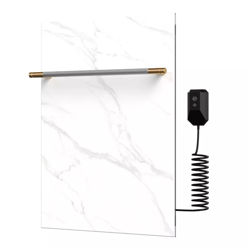 Grafeenin älykäs lasi valkoinen pyyheteline