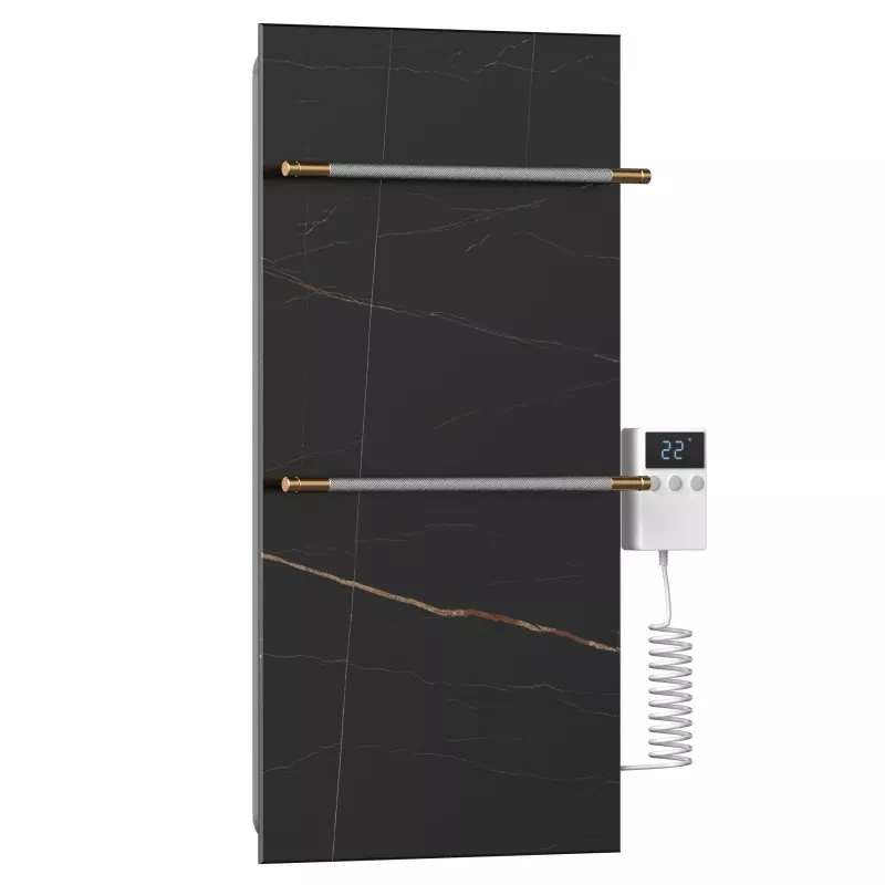 Grafeenin älykäs lasi valkoinen pyyheteline