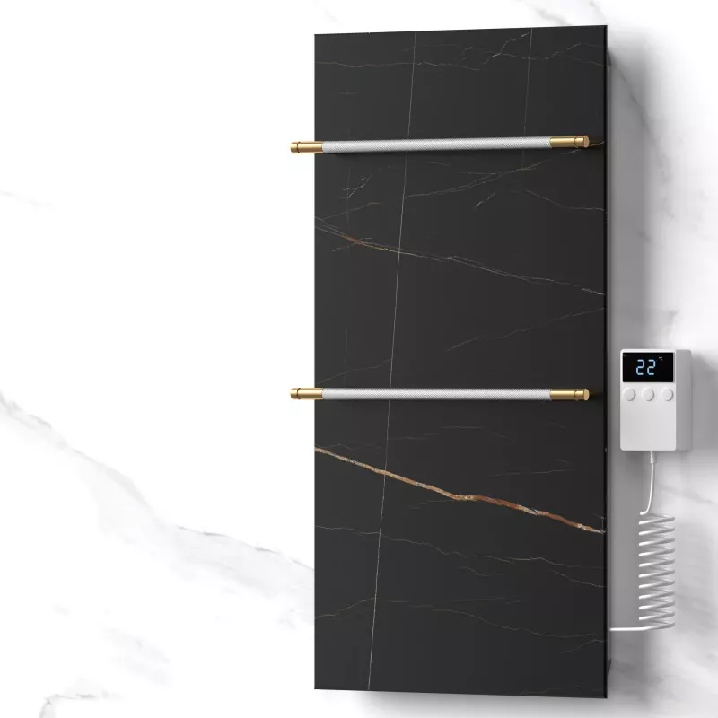 Grafeenin älykäs lasi valkoinen pyyheteline