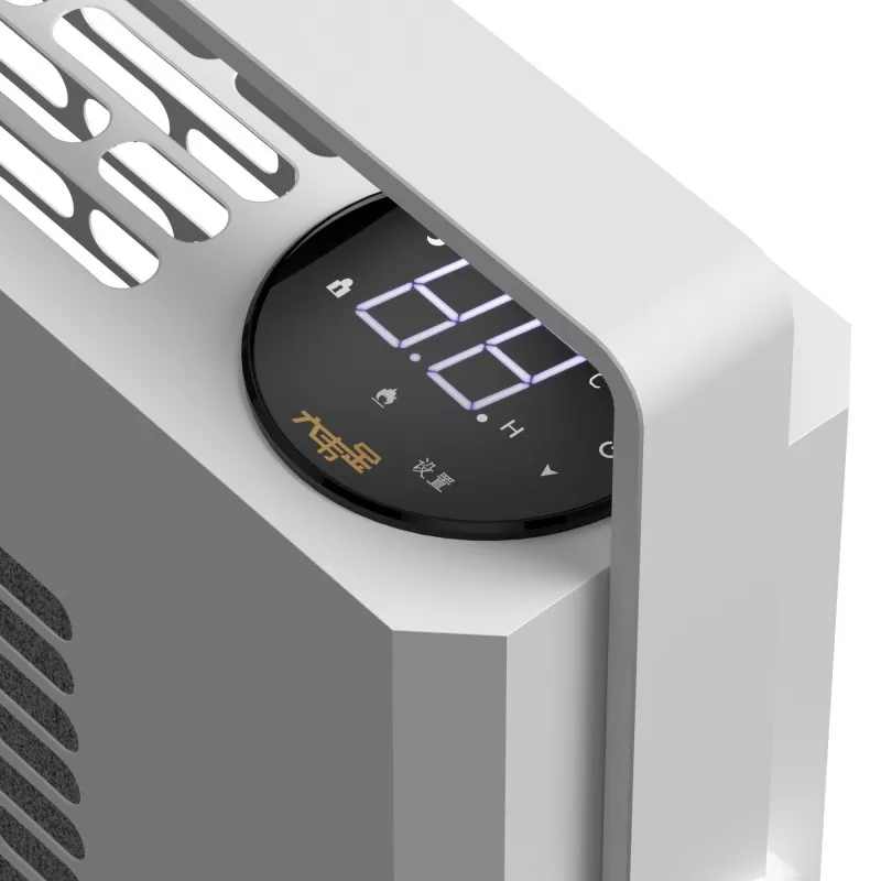 Valkoinen kannettava kaukainen infrapunagrafeenilämmitin